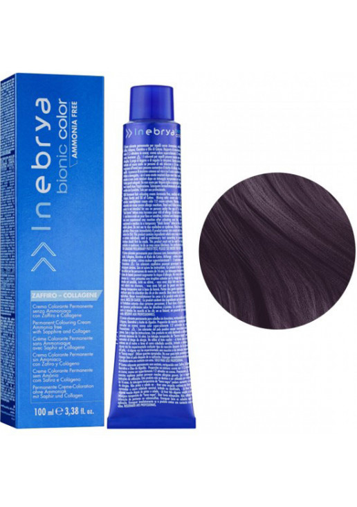 Крем-фарба для волосся без амiаку Permanent Colouring Cream №5/2 Light Chestnut Violet - фото 1