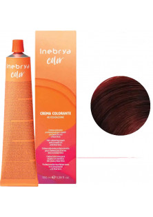 Купити INEBRYA Крем-фарба для волосся з аміаком Hair Colouring Cream №6/5 Dark Blonde Mahogany вигідна ціна