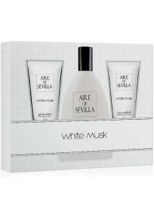 Жіночий набір Aire De Sevilla White Musk за ціною 1120₴  у категорії Іспанська косметика Тип аромату Квітковий