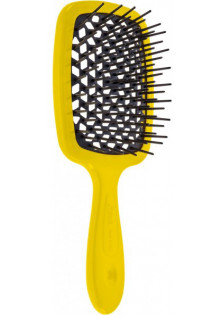 Щітка для волосся Superbrush жовта з чорним за ціною 526₴  у категорії Італійська косметика Бренд Janeke
