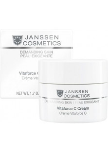 Регенеруючий крем із вітаміном С Vitaforce C Cream  за ціною 1395₴  у категорії Крем для обличчя Бренд Janssen Cosmetics