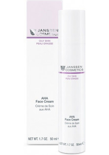 Крем для обличчя AHA Face Cream за ціною 1740₴  у категорії Крем для обличчя Бренд Janssen Cosmetics