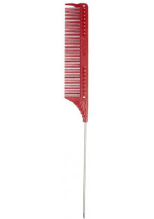 Расческа с металлическим хвостиком красная по цене 399₴  в категории Американская косметика Тип Расческа