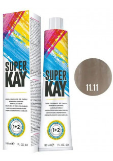 Купити KayPro Фарба для волосся супер платиновий екстра попелястий блондин Hair Color Cream №11.11 вигідна ціна