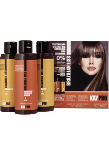 Набір для випрямлення волосся Kit Brazilian Liss Step 1-2-3 за ціною 2494₴  у категорії Італійська косметика Ефект для волосся Розгладжування