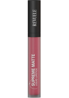 Рідка матова помада тон 05 Supreme Matte Liquid Lipstick за ціною 128₴  у категорії Revuele Стать Для жінок