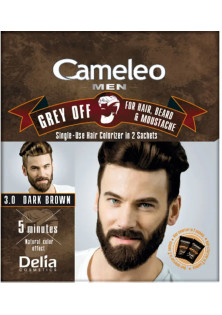 Крем-фарба для волосся, бороди та вус Cream-Dye For Men №3.0 Dark Brown за ціною 117₴  у категорії Польська косметика Тип шкіри голови Усі типи шкіри