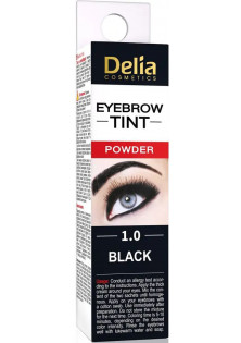 Купить Delia Краска для бровей хна в порошке Henna For Eyebrows №1.0 Black выгодная цена
