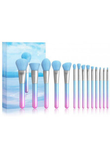 Купити Docolor Набір пензлів для макіяжу Brushes Set T1407 Breathing Crystal 14 Shades вигідна ціна