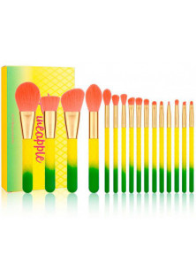 Набір пензлів для макіяжу Brushes Set DO-P1610 Pineapple 16 Shades за ціною 1000₴  у категорії Китайська косметика Об `єм 16 шт