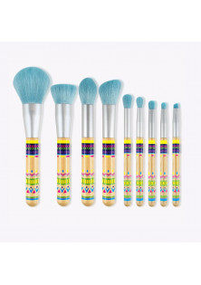 Набір пензлів для макіяжу Makeup Brushes Set Р0906 Boho Bamboo за ціною 673₴  у категорії Китайська косметика Об `єм 9 шт