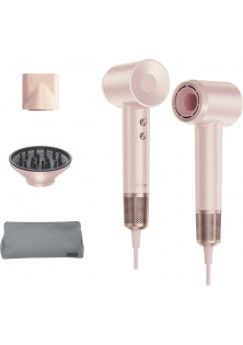 Фен з 2 насадками та сумкою Hair Dryer Premium Platinum Pink в Україні