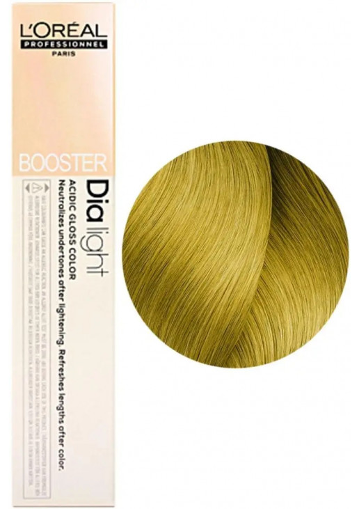 Кислотний демі-перманентний гель-крем для тонування волосся золотистий Dia Light Acidic Demi-Permanent No Ammonia Booster - фото 1
