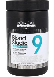 Багатофункціональна пудра з бондером для інтенсивного освітлення волосся до 9 рівнів Blond Studio 9 Lightening Powder Multi-Techniques Bonder Inside за ціною 1627₴  у категорії Засоби для фарбування волосся