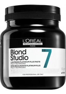 Паста для освітлення волосся до 7 рівнів з аміаком Blond Studio 7 Platinium Plus Paste за ціною 1615₴  у категорії Засоби для фарбування волосся