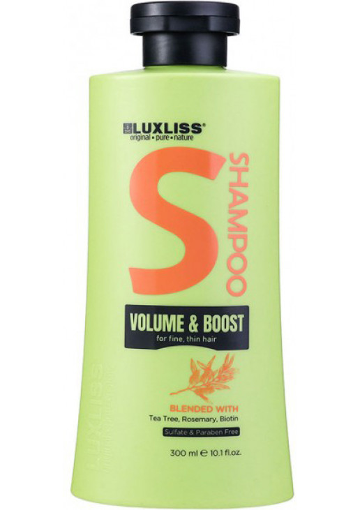 Шампунь для об'єму волосся Volume & Boost Shampoo - фото 1
