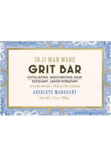 Купити 18.21 Man Made Мило для ексфоліації Grit Bar Soap Absolute Mahogany вигідна ціна