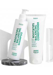 Набір шампунь + кондиціонер для жирних коренів та сухих кінчиків  за ціною 880₴  у категорії Marie Fresh Cosmetics
