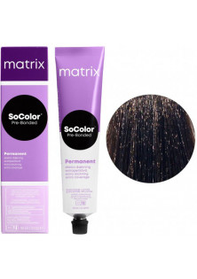 Стійка крем-фарба для волосся SoColor Pre-Bonded Permanent Extra Coverage 504N за ціною 320₴  у категорії Matrix
