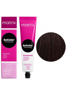 Стійка крем-фарба для волосся SoColor Pre-Bonded Permanent 4M за ціною 310₴  у категорії Фарба для волосся Країна виробництва США