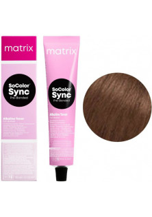 Тонер на лужній основі без аміаку SoColor Sync Pre-Bonded Alkaline Toner 7VM за ціною 371₴  у категорії Засоби для тонування волосся Тип волосся Усі типи волосся