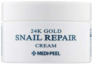 Крем для обличчя з коллоїдним золотом та муцином равлика 24k Gold Snail Repair Cream за ціною 777₴  у категорії Переглянуті товари