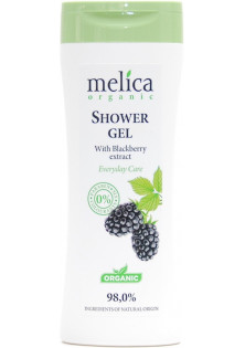 Гель для душу з екстрактом ожини Shower Gel With Blackberry Extract за ціною 149₴  у категорії Гелі для душу Бренд Melica Organic