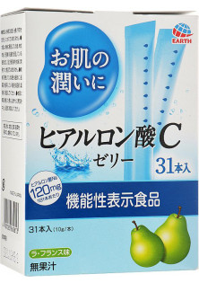 Питна гіалуронова кислота зі смаком груші Hyaluronic Acid C Jelly за ціною 1550₴  у категорії Японська косметика Вік 30+