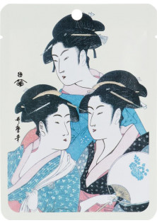 Тканинна маска японка з екстрактом квіток сакури та золотом за ціною 160₴  у категорії Тканинні маски Призначення Зволоження