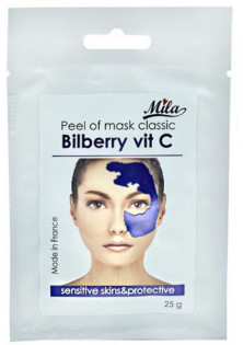 Купить Mila Маска альгинатная классическая порошковая Черника и витамин С Peel Off Mask Bilberry Vitamin C выгодная цена