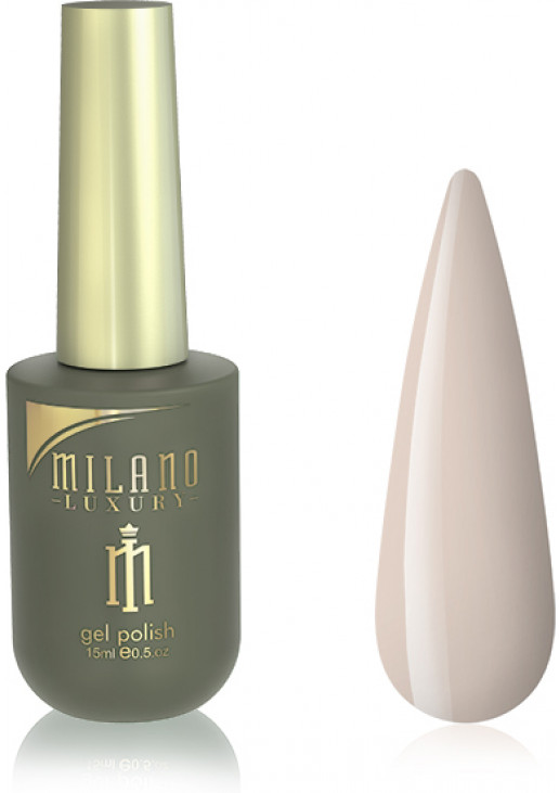 Гель-лак для нігтів запилений опал Milano Luxury №001, 15 ml - фото 1