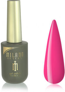 Гель-лак для нігтів рожевий неон Milano Luxury №063, 15 ml за ціною 200₴  у категорії Milano Cosmetic Країна ТМ Україна