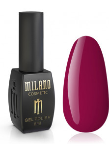 Купити Milano Cosmetic Гель-лак для нігтів малиново-червоний Milano №106, 8 ml вигідна ціна