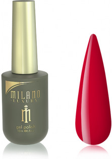 Купити Milano Cosmetic Гель-лак для нігтів червона помада Milano Luxury №121, 15 ml вигідна ціна