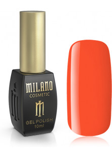 Купити Milano Cosmetic Гель-лак для нігтів мандариновий Milano №123, 10 ml вигідна ціна