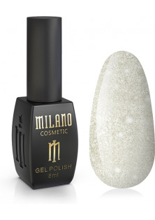 Купити Milano Cosmetic Гель-лак для нігтів срібний пісок Milano №124, 8 ml вигідна ціна