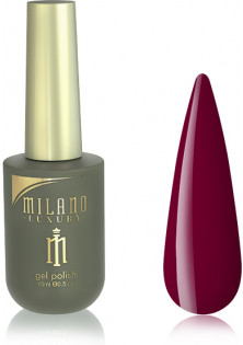 Купити Milano Cosmetic Гель-лак для нігтів фалунський червоний Milano Luxury №126, 15 ml вигідна ціна