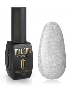 Гель-лак для нігтів шиммер срібло Milano №130, 8 ml за ціною 108₴  у категорії Знижки