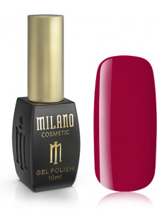 Купити Milano Cosmetic Гель-лак для нігтів глибокий червоний Milano №144, 10 ml вигідна ціна