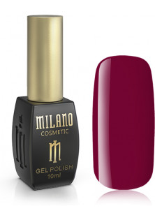 Купити Milano Cosmetic Гель-лак для нігтів глибокий кармінний Milano №158, 10 ml вигідна ціна