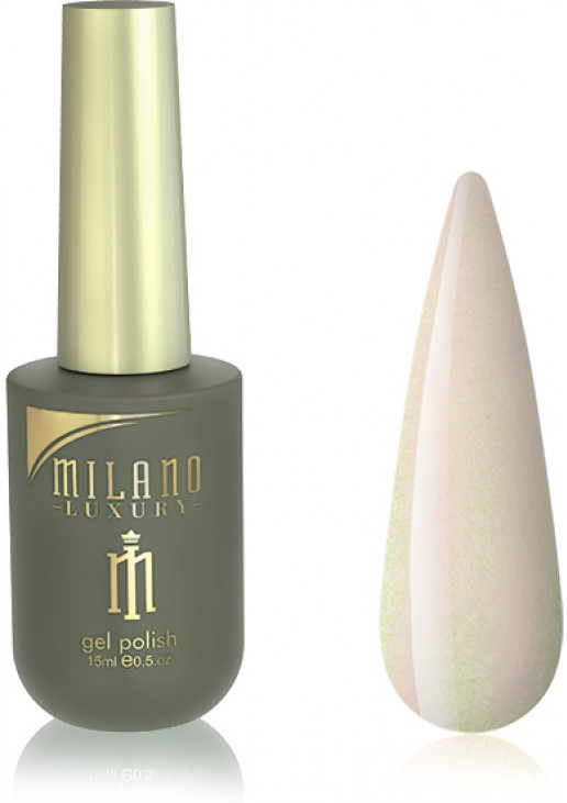 Гель-лак для нігтів кремовий шовк Milano Luxury №160, 15 ml - фото 1