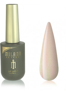 Купити Milano Cosmetic Гель-лак для нігтів блискучий беж Milano Luxury №161, 15 ml вигідна ціна