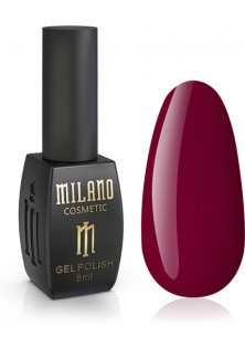 Гель-лак для нігтів насичений червоно-коричневий Milano №165, 8 ml за ціною 108₴  у категорії Milano Cosmetic