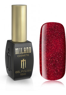 Купити Milano Cosmetic Гель-лак для нігтів полум'яна вишня Milano №166, 10 ml вигідна ціна