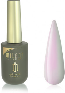 Гель-лак для нігтів перлинно-білий Milano Luxury №172, 15 ml в Україні