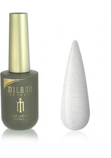 Гель-лак для нігтів срібний іній Milano Luxury №174, 15 ml за ціною 200₴  у категорії Гель-лаки для нігтів та інші матеріали