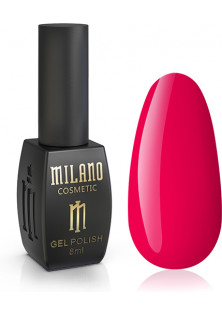 Купити Milano Cosmetic Гель-лак для нігтів карміново-червоний Milano №208, 8 ml вигідна ціна