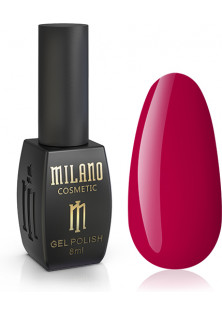 Гель-лак для нігтів темно-червоний Milano №211, 8 ml за ціною 108₴  у категорії Milano Cosmetic Країна виробництва США