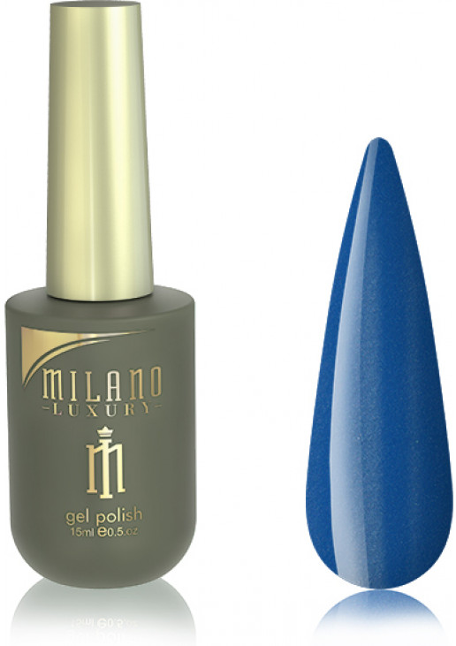 Гель-лак для нігтів глибоке антлантичне сяйво Milano Luxury №225, 15 ml - фото 1