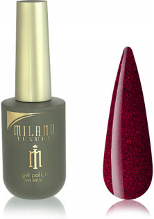 Купити Milano Cosmetic Гель-лак для нігтів іскристий гранат Milano Luxury №263, 15 ml вигідна ціна
